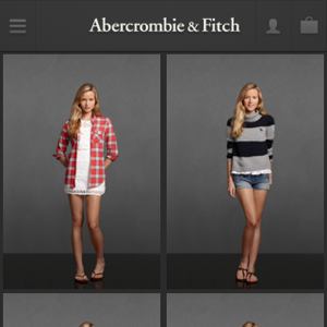 Abercrombie & Fitch mobile